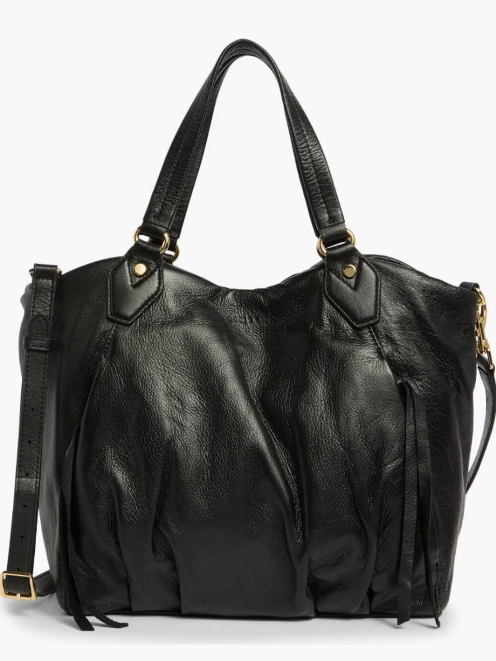 AIMEE Unsubscribed Convertible Leather Shopper